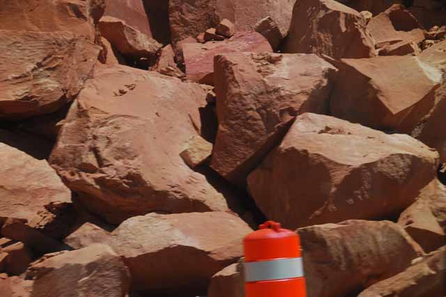 fallen rock